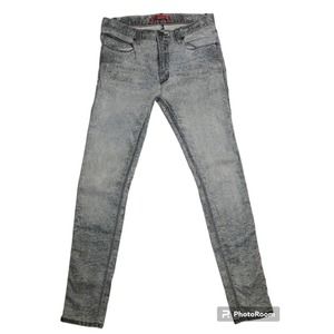 RARE Hugo Boss 734 Mens Jeans Acid Shiny Wash Gray